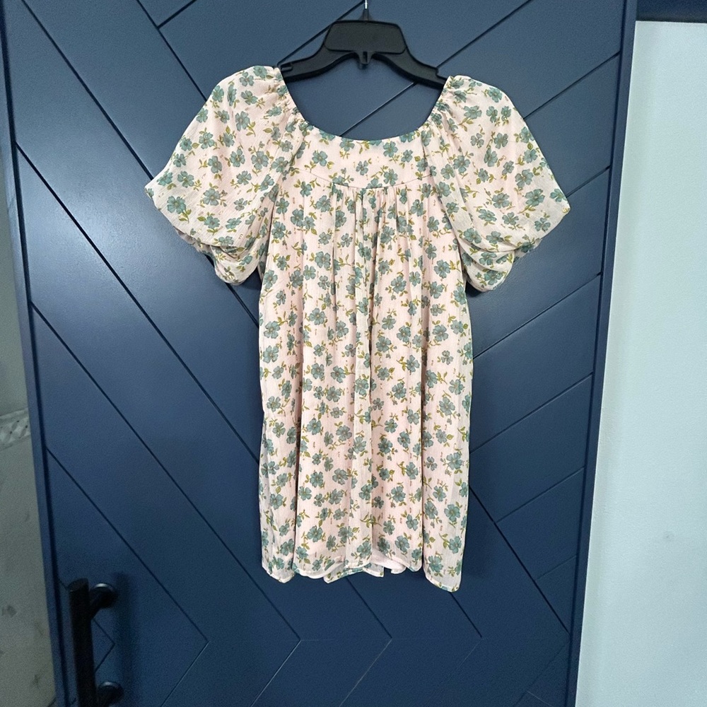 Floral Puff Sleeve Dress